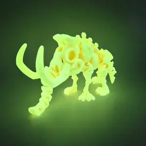 Prospect 3D The Bone Yard Jumbo Manny Skeleton 5.5 inches tall Vibrant Mammoth Skeleton for Home Décor and Educational Fun Quirky Home Accessory