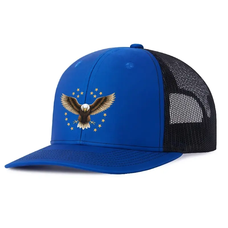 Royal Blue with Black Mesh