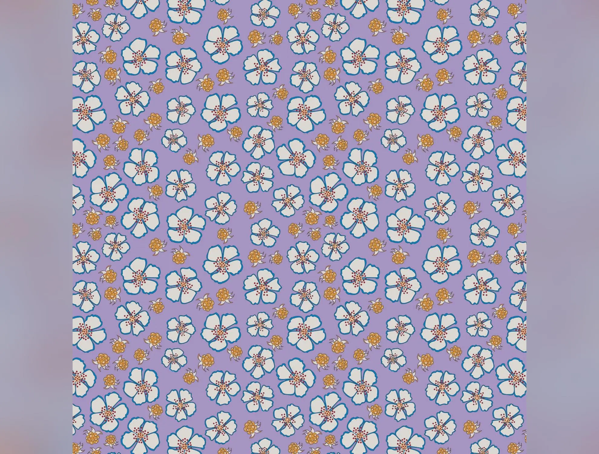 Norwegian Forest Dreams | Multeblomst Lilac by Arne & Carlos for Lewis & Irene | AC5.2