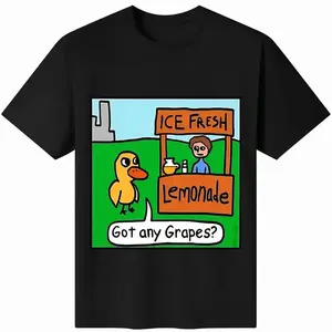 Humorous Duck Lce Fresh Lemonade and Grapes Gifts TShirt