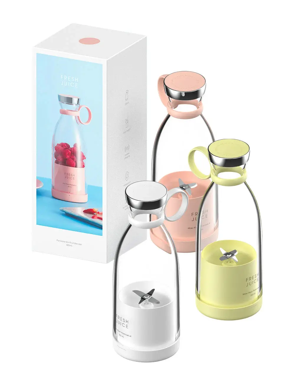 Fresh Jet Mini Blender™️ – Portable Rechargeable Smoothie Maker