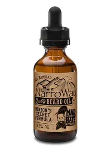 Narroway All Natural Beard Oil (Min’s Secret Formula) 2 Fl. Oz. Bottle