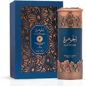 Lattafa Niche Emarati Al Jawhara Eau De Parfum Unisex 3.4 Oz (100 ML)