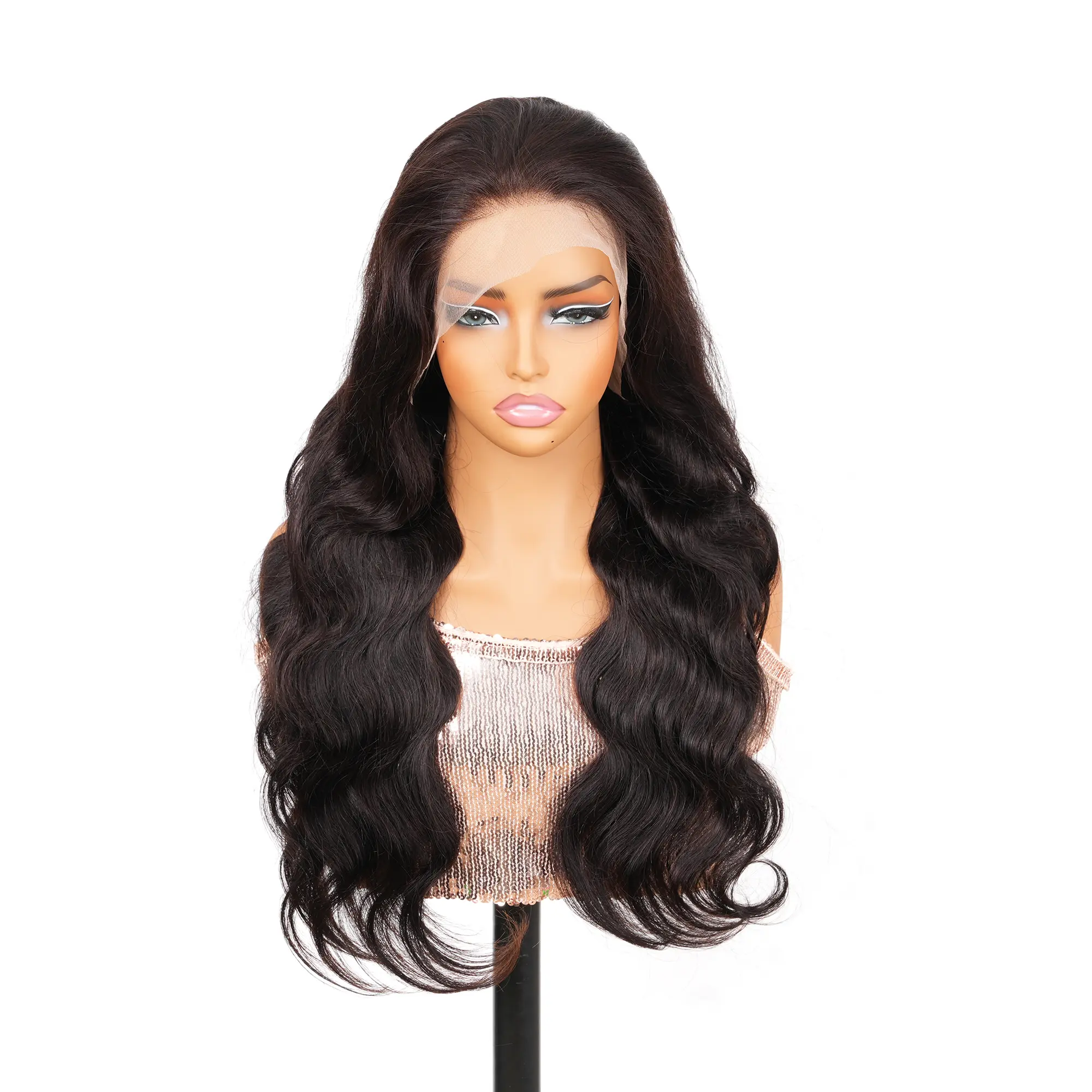 SS+ Trendy Beuayt Hair 13x4 Lace Front Wig Body Wave Human Hair Transparent Lace Pre Plucked Natural Hairline No Shedding No Tangle Soft Bouncy Daily Wear Heat Safe Upgraded Natural Look Women Beginner Friendly