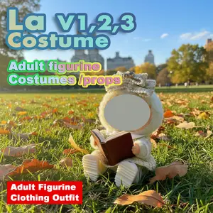 Buy one get one (A set of different styles of replacement clothing is given as a gift) La V1,2,3 Costume for Labubu V123 Handmade Dress-up Outfit for Photography Props & Cosplay Adult Figurine Clothing Collection