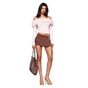 REMINI SKORT - BROWN