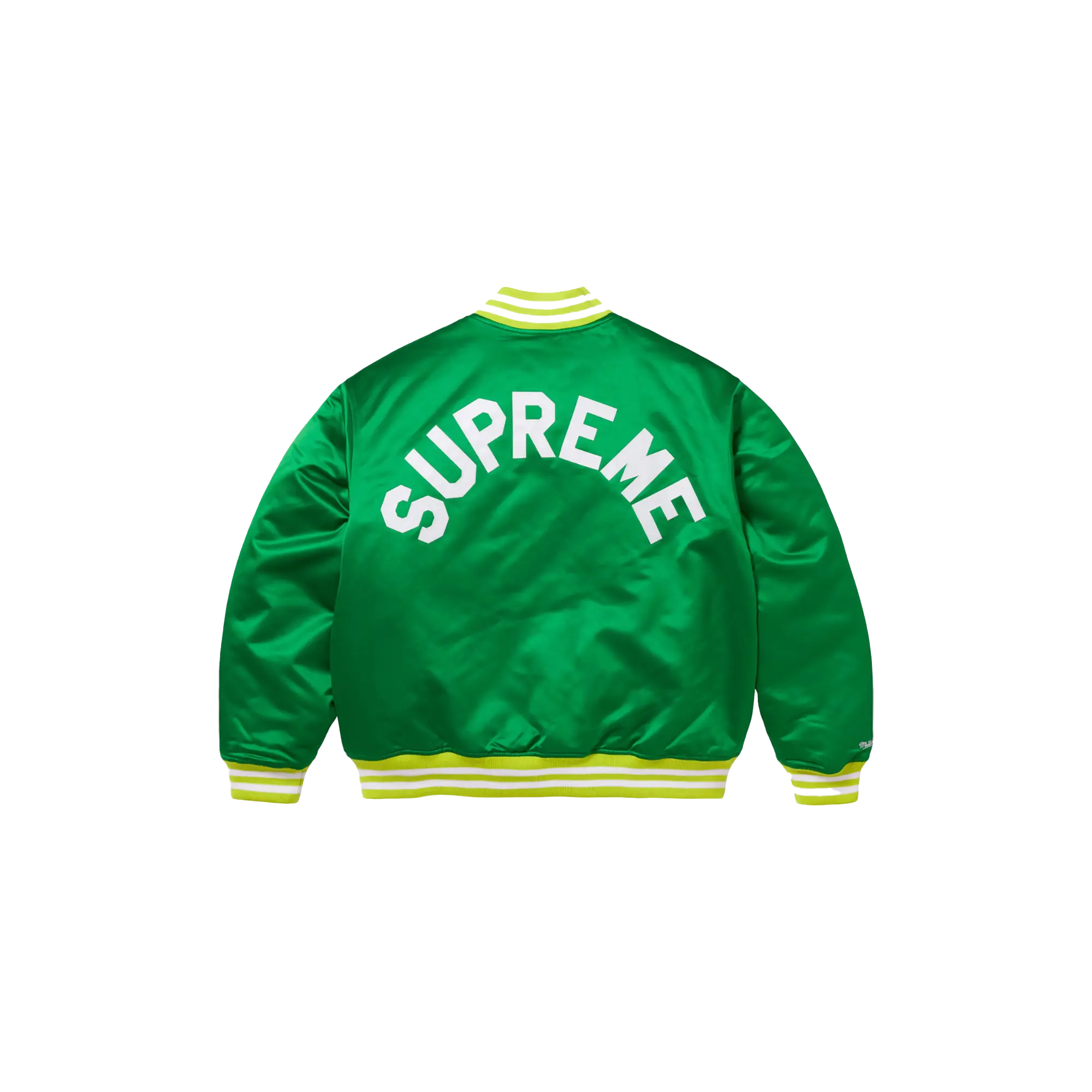 Mitchell & Ness® Satin Varsity Jacket "FW24 - Green" SU802