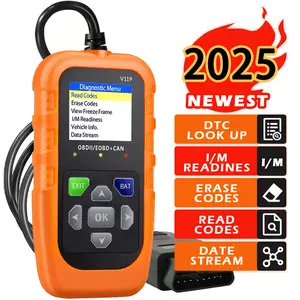 OBD2 Scanner Diagnostic Tool Code Reader, Check Engine Fault Code, Car Voltage Tester, EOBD+CAN Charging Tester Diagnostic Tool For OBDII Protocol Cars, Detect car faults at any time