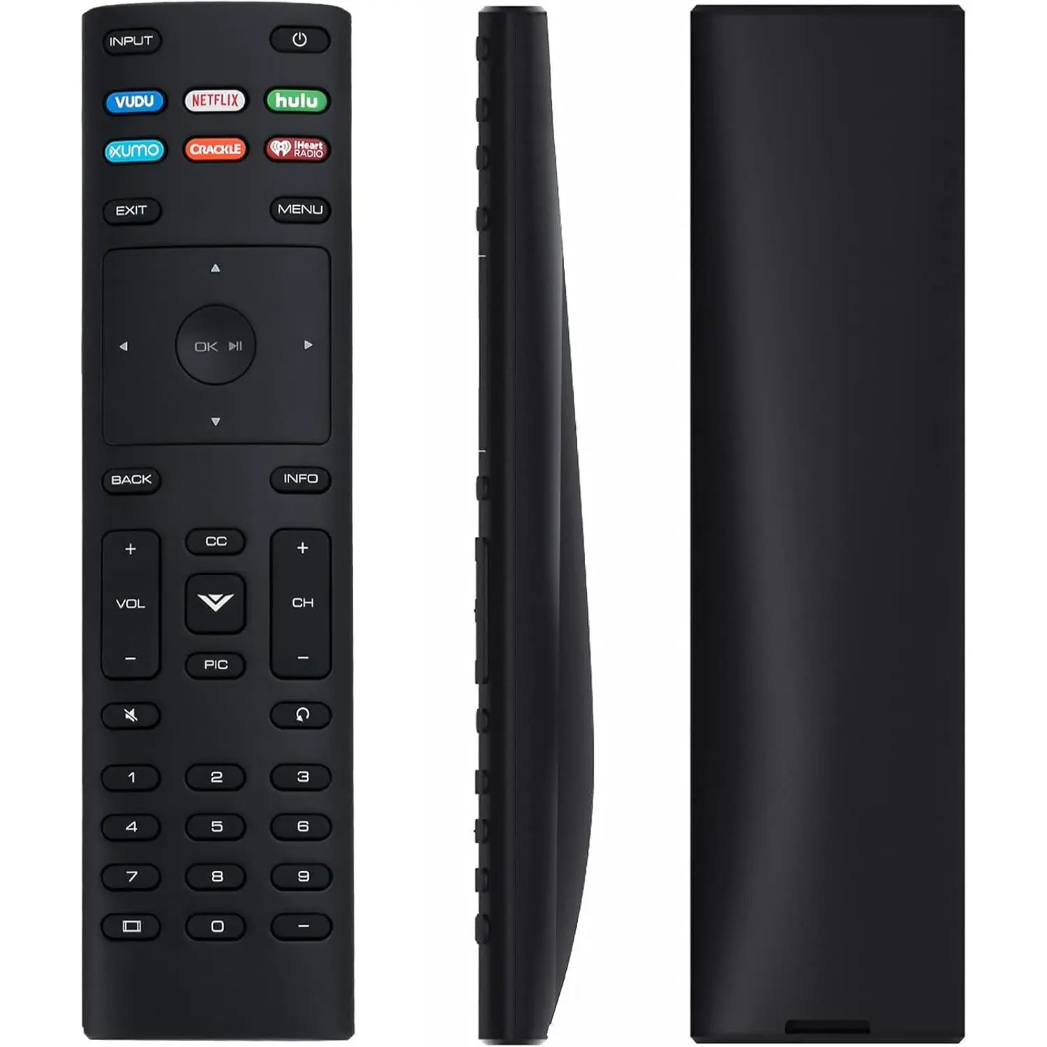 XRT136 Remote Control Replace fit for VIZIO TV D24F-F1 D32FF1 D43F-F1 E55U-D0 E55UD2 E55-D0 E55E1 M65-D0 M65E0 P65-E1 P75C1 P75E1 M70-E3 M75E1 E43-E2 D50F-F1 E32-D1 E32H-D1 E40-D0 E43-D2 E43U-D2