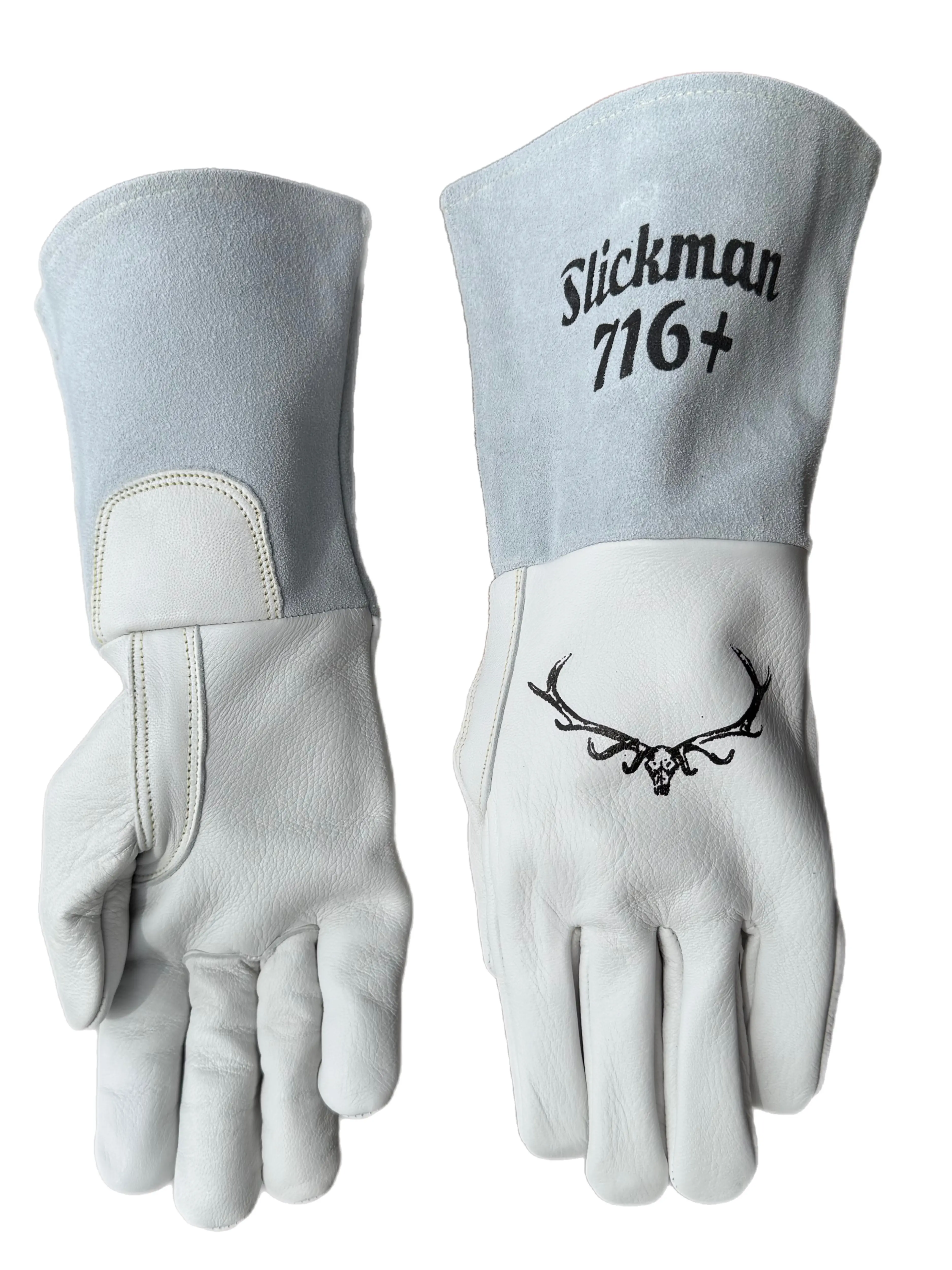 Slickman 716 Plus Elk Leather Tig Welding Glove - Premium