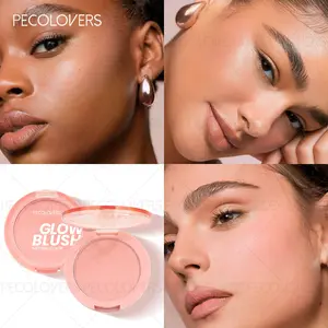 Natural Pink Blush Palette Soft Lightweight Natural Look Waterproof 3D Makeup Look Blush Palette Matte Finishes in Red Hues Makeup Palette Makeup Beauty Cosmetics