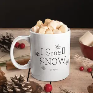 I Smell Snow  Gilmore Mug  Lorelai Gilmore  Rory Gilmore  Gilmore Coffee  Emily Gilmore  Sookie  TV Show Mug  Luke's Diner Mug