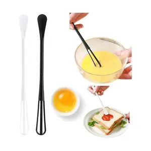 2pcs Eggs Whisk Kitchen Milk Eggs Beater Stick Cake Cream Batter Spoon Mixing Mixer Tools, Easy to Clean, Multi-use in The Kitchen