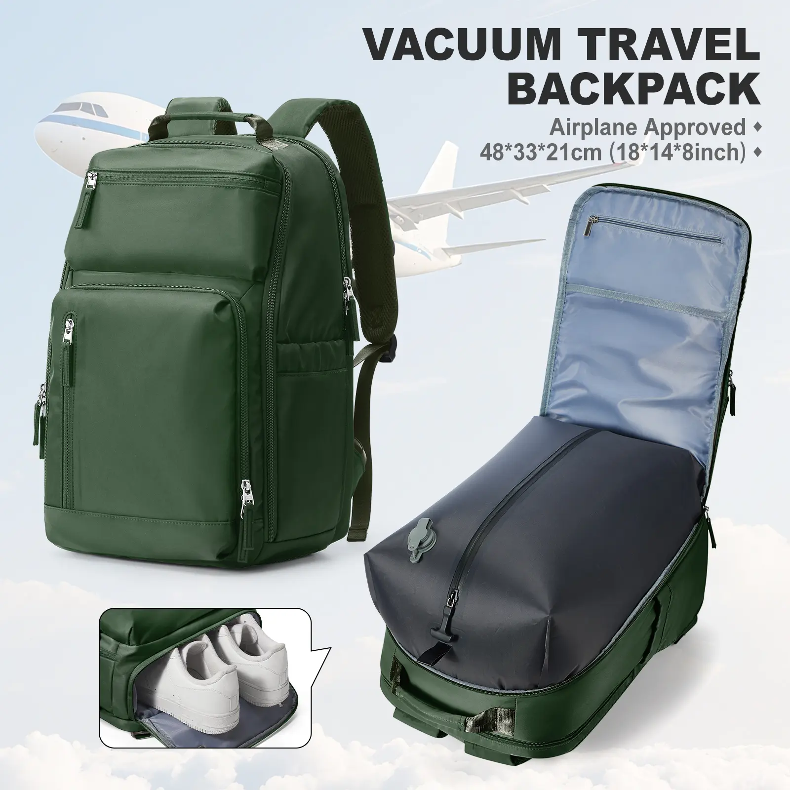 Army Green 48*33*21cm