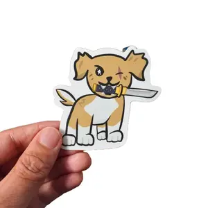 Ninja Dog DnD Sticker