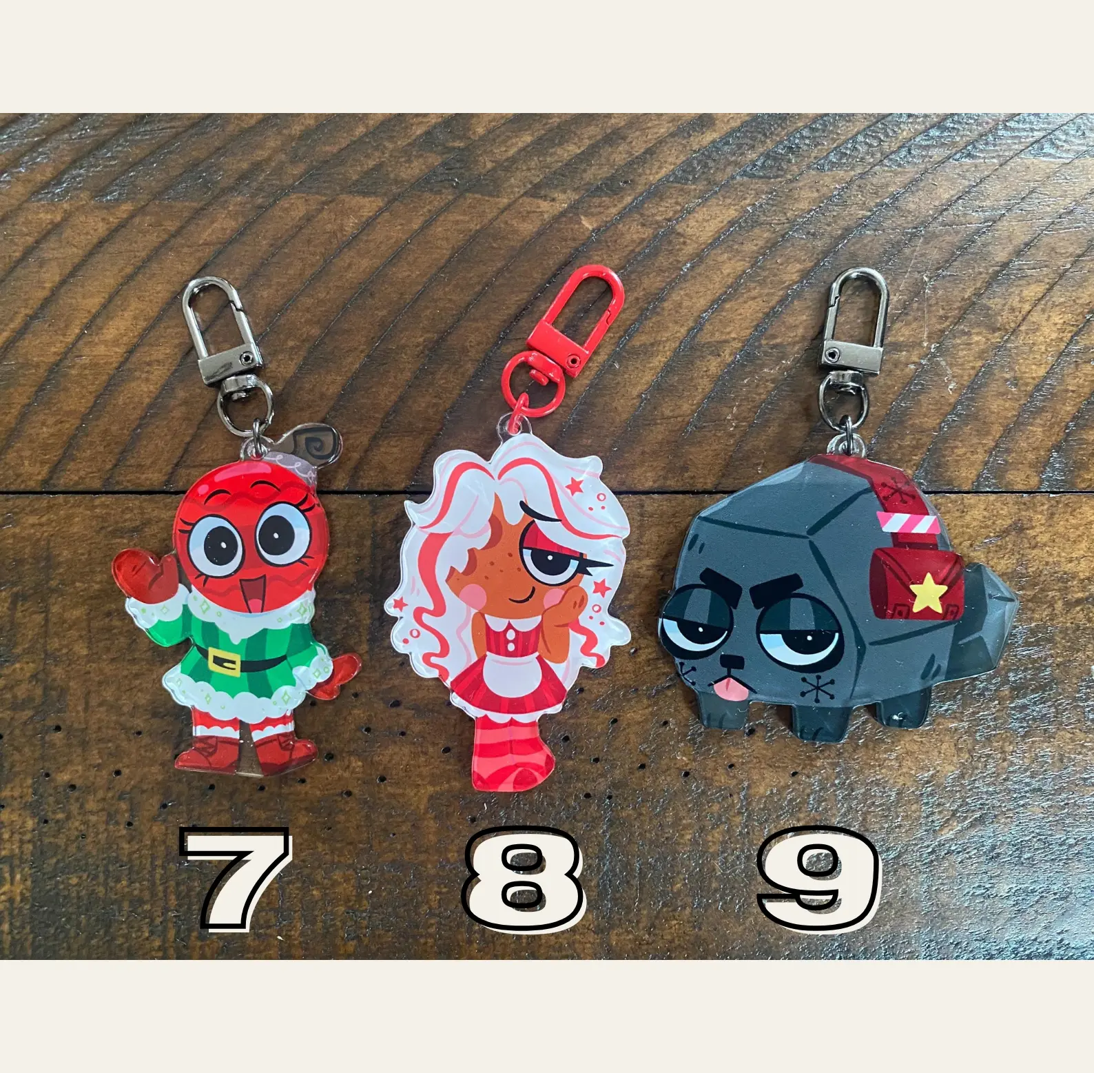 Dandy's World Keychains - Razzle & Dazzle, Connie, Finn, Coal