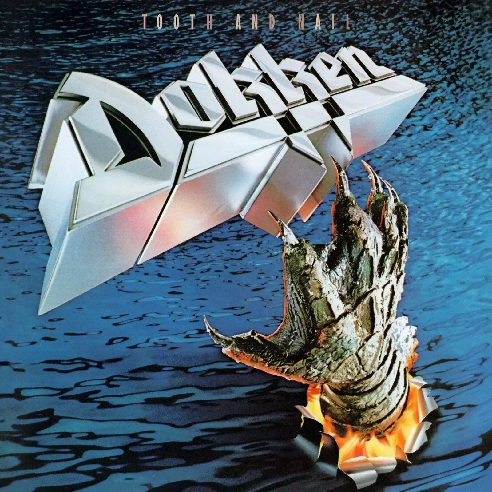 DOKKEN Tooth and Nail BANNER HUGE 4X4 Ft Fabric Poster Tapestry Flag art