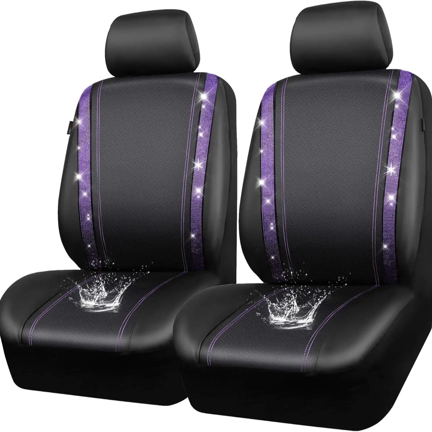 Purple Two Front Seats