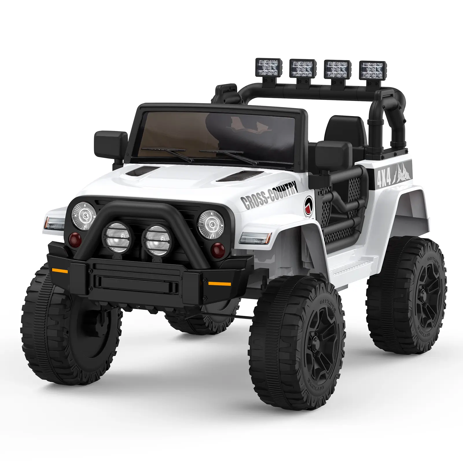 Garvee 12V Battery-Powered Kids Ride-On Truck - Electric Car with Parent Remote Control, Spring Suspension, Soft Start, LED Lights, AUX Port, Durable Construction for 3-8 Yrs Boys & Girls (Holidays, Special Occasions, Cells Included)