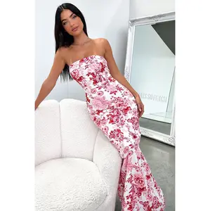Charms Maxi Dress - Pink Floral