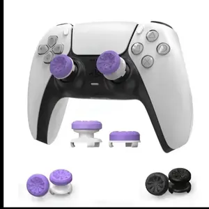 Gaming Grips with Thumbsticks, Thumbsticks Grips for PS4/PS5, XBOX, Professional Thumb Grips Joystick Cap Analog Stick Cover,Thumbsticks - 1 High-Rise & 1 Mid-Rise PS5/4