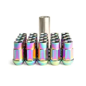 BLOX Racing 7-sided Forged Ti Lug Nut 12x1.25 - Single piece