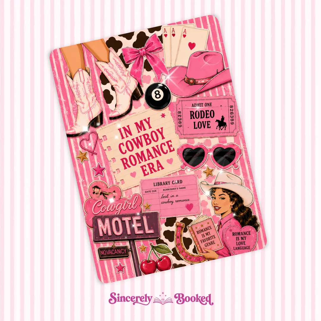 Cowboy Romance Kindle Insert | Ebook Acessories |Booktok Kindle Insert | Kindle Accessories
