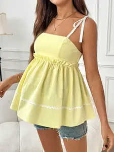 ROSY x  Maternity Spaghetti Strap Peplum Cami Top