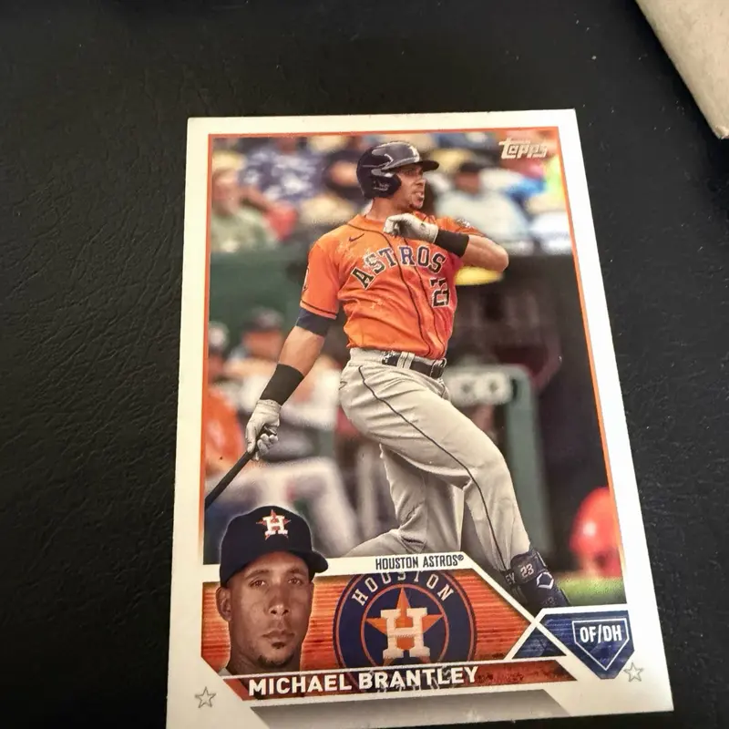 Michael Brantley Topps Baseball Trading Card, Card No. 628