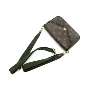 Pre-owned Louis Vuitton Multi Pochette Accessoires Monogram 3 in 1 Set Green Strap Shoulder / Crossbody Bag M80091