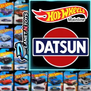 Hot Wheels Datsun Mainline Diecast Cars (Assorted 1:64 sunny truck, 240z,japan)