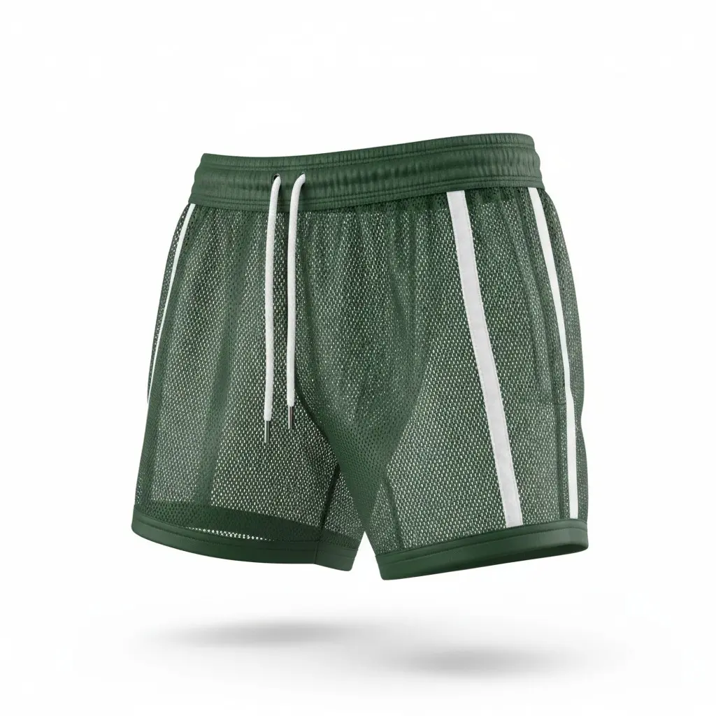 Men’s Mid-Rise Breathable Mesh Swimming Shorts - Relaxed Fit Polyester Drawstring Patchwork Swim Bottom, Breathable Trunks, Lightweight Beach Trunks for Beach Lounging, Sizes M-XXXL