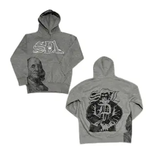 Men's S-DL Classic Gray Hoodies, Hip Hop Hoodies, Streetwear Style, Trendy Outdoor Wear Daily Wear, Designer Clothing, Gift for him, Gift for her, Birthday's gift