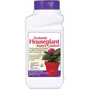 Bonide Systemic Houseplant Insect Control, 8 oz Ready-to-Use Granules for Indoors and Outdoors, Protects Plants from Insects