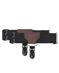 Classic Sock Garters - Solid Black