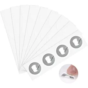 60 count NFC Tags Adhesive NFC Stickers Chip Rewritable Ntag 215 NFC Tags 504 Bytes Compatible with TagMo and Amiibo and NFC Enabled Mobile Phones Devices