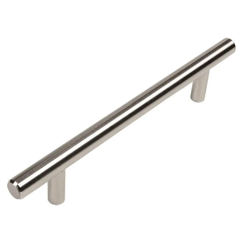 Cosmas 305-4SN Satin Nickel Euro Style Bar Pull