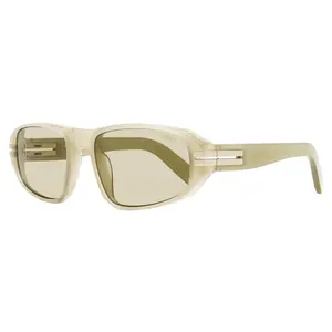 Zegna Lanyard Sunglasses EZ0262 57J Transparent Beige 58mm