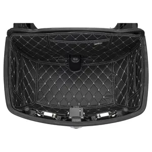 HOGWORKZ® OEM Indian® Tour Pack Liner | Black w/ Silver Stitching