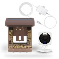 Brown Bird Feeder + Cam v4 + Outdoor Power Adapter