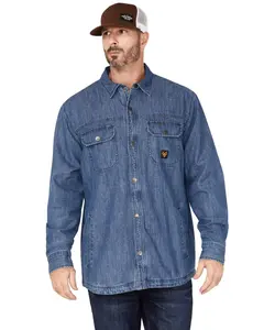 Hawx Men's Denim Shirt Jacket - Hxfa22w70-Ind