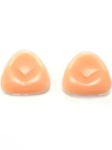 Triangular Bikini Silicone Inserts, Thick Transparent Push Up Bra Pads for Small Bust, Lady Enhances Volume and Comfort All Seasons