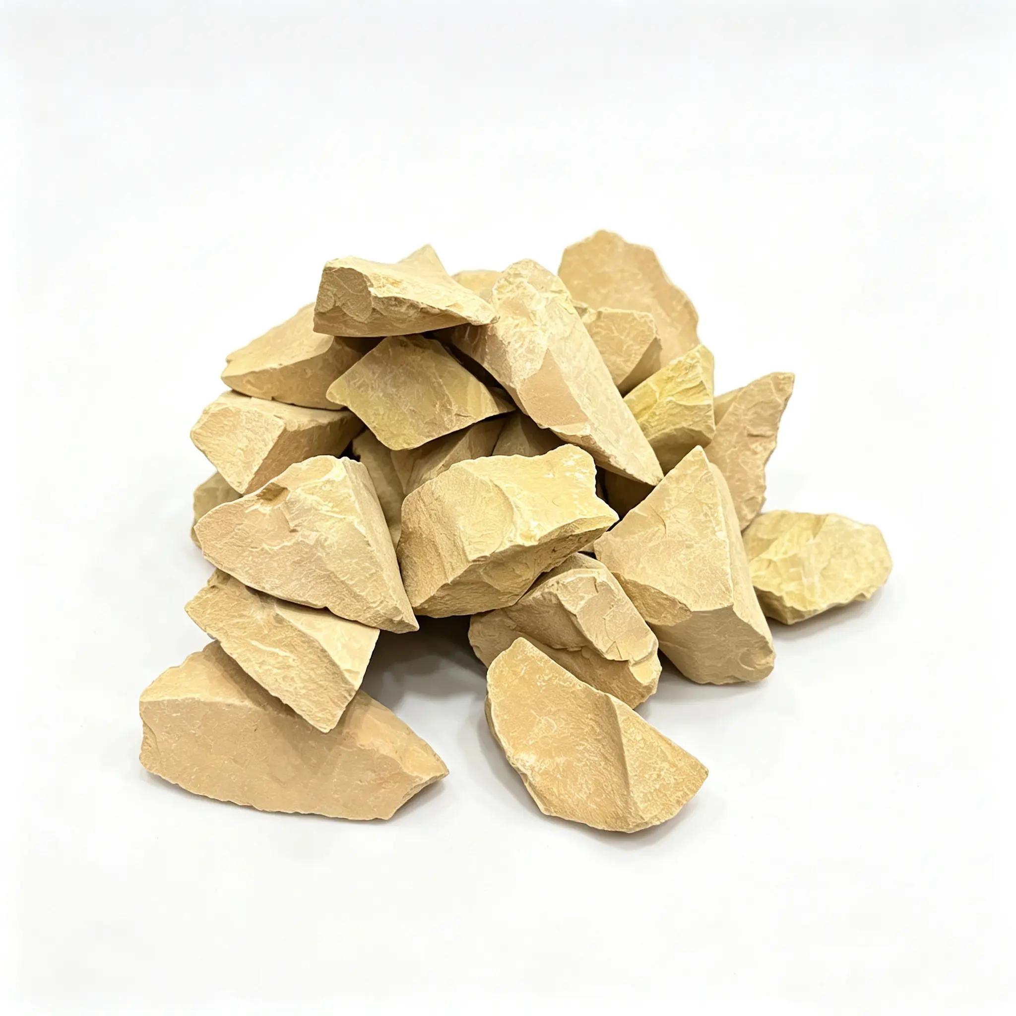 Natural Kaolin & Nalati Brown Clay Block | Food & Cosmetic Grade | Mildly Sticky Texture | 7oz (200g) | Satisfying Stress Relief Clay