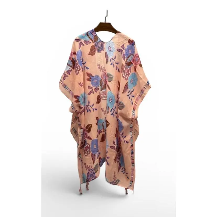 PINK FLORAL KIMONO