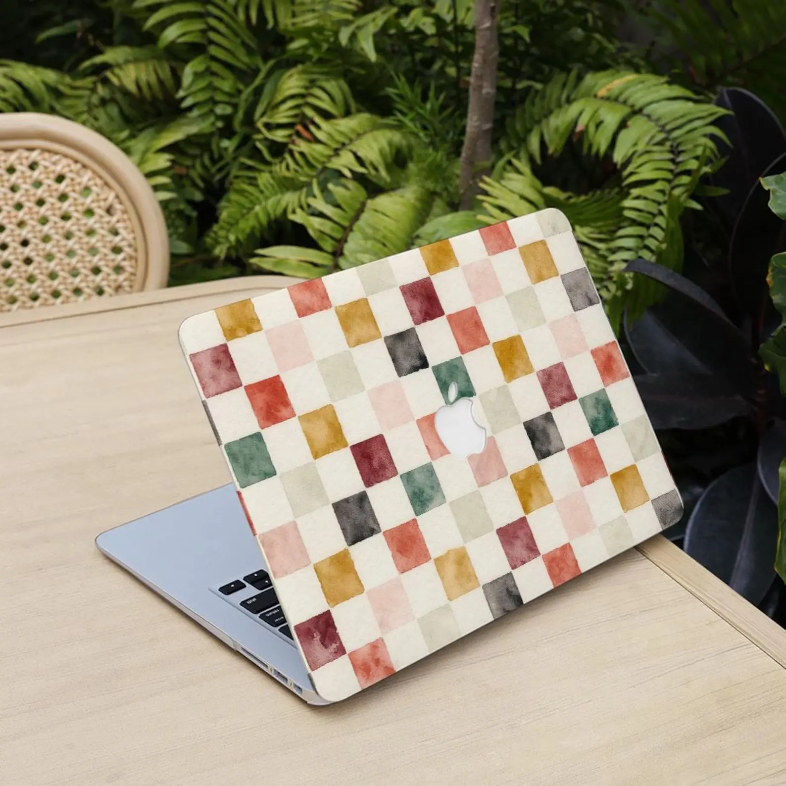 Colorful Squares Simple Cover MacBook Case for MacBook Air 15 13, MacBook Pro 16 14 13 Inch,  MacBook Protective Case Cover