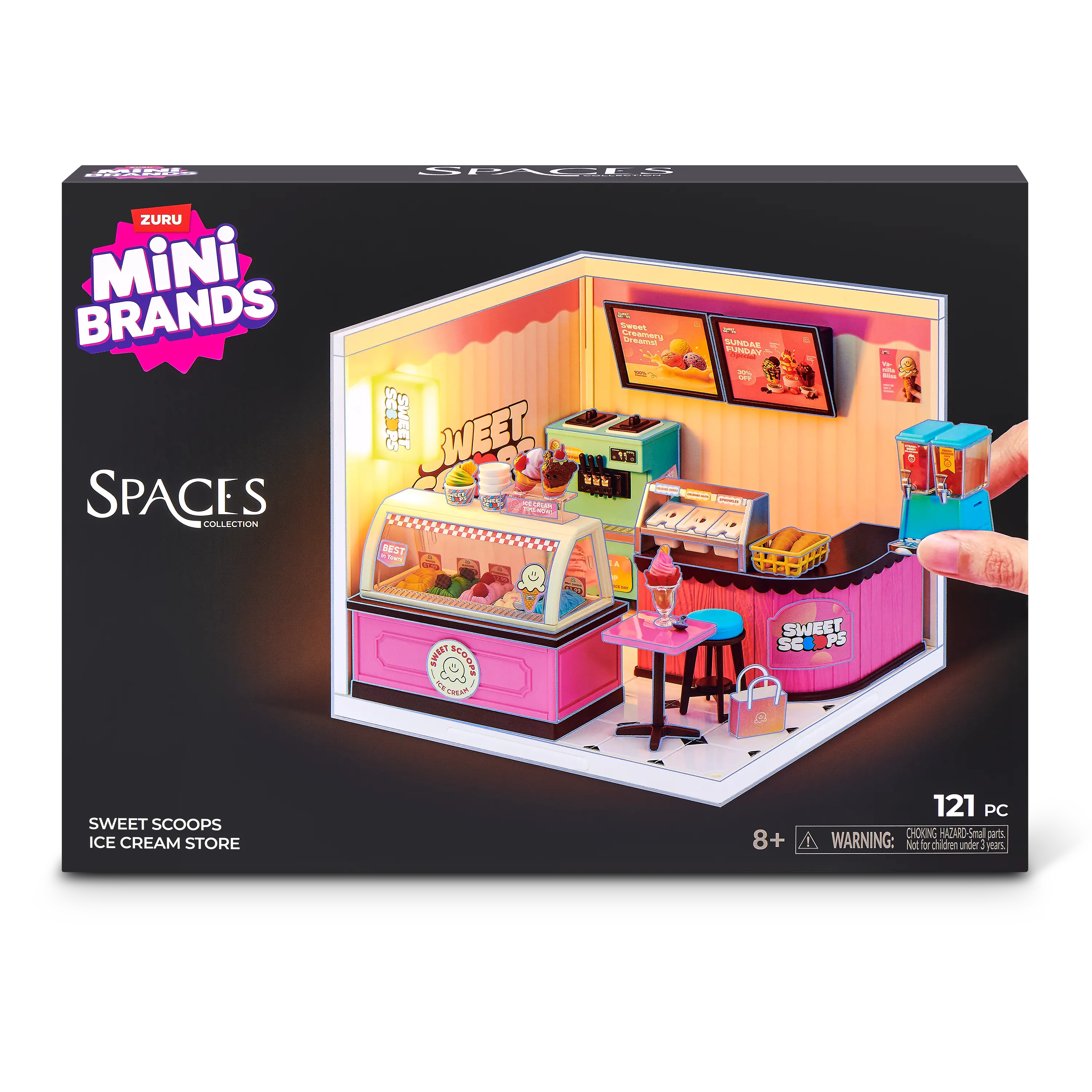 Mini Brands Mini Spaces Sweet Scoop By ZURU Mini Brands Mini Spaces Sweet Scoop By ZURU