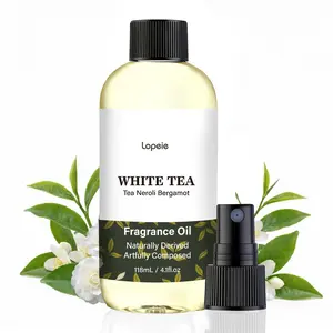 Lopeie White Tea 100% Natural Fragrance Oil (118mL 4.1fl.oz/252mL 8.5fl.oz) | Pet-Safe Aromatherapy Oil for Diffusers & DIY Projects
