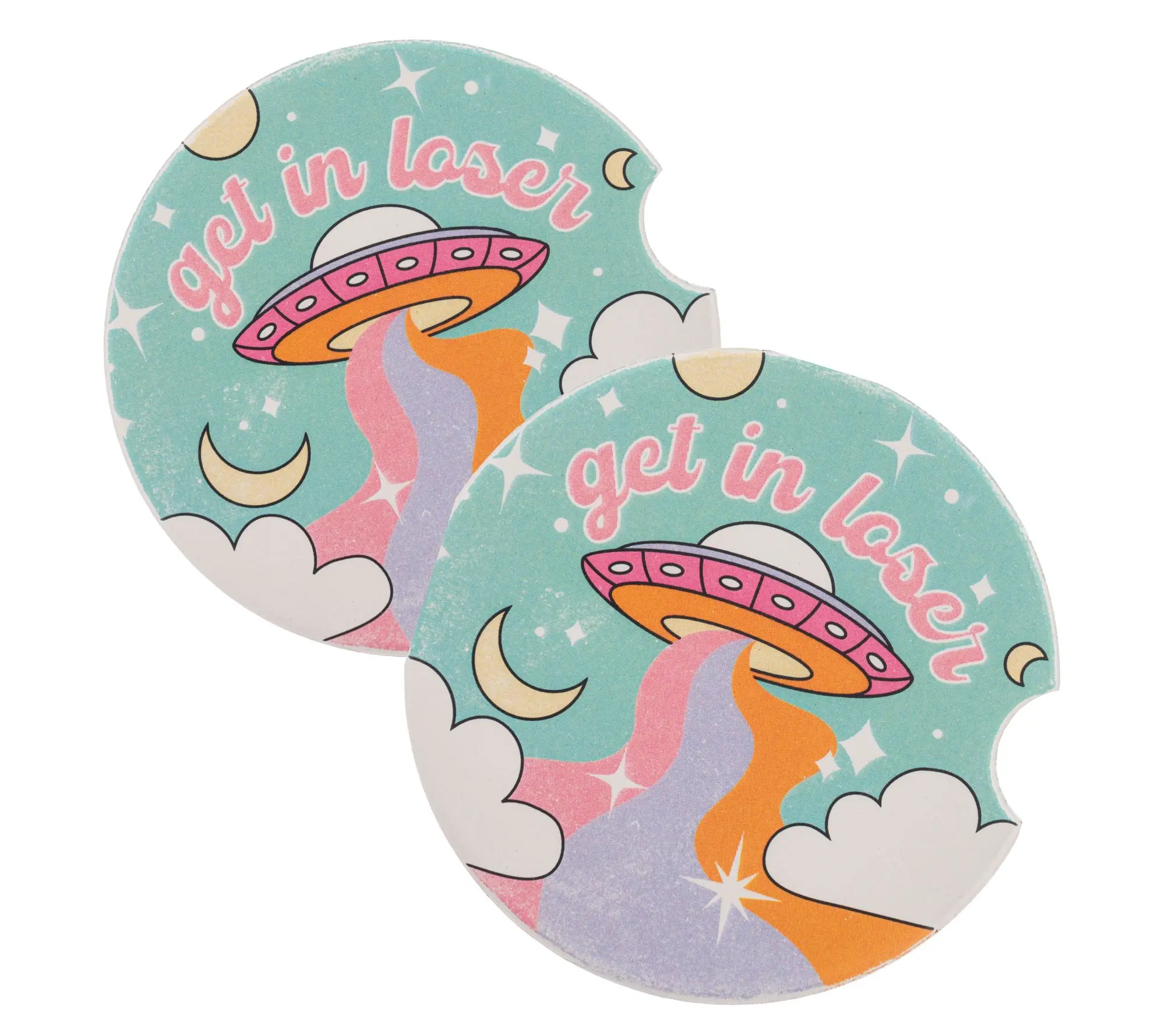 Karma Set of 2 Car Coasters Karma Set of 2 Car Coasters