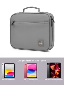 8 -11 inch Tablet Sleeve Bag IPAD for New 11" iPad Pro M4/iPad Air M2 2024, iPad 10.9" (10th Gen), iPad Pro 11" 4/3/2, iPad Air 5/4/3 10.9"/10.5", Water-Resistant Portable Tablet Carrying Case, Protection, Protective Pouch Bag for iPad mini