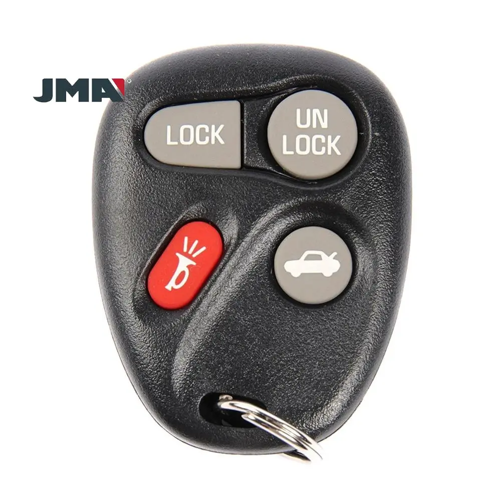 Chevrolet GMC 4-Button Replacement Remote Shell, Automotive Car Interior Key Case Accessory
